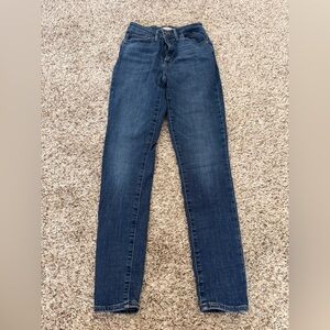 Levis 721 High Rise Skinny Denim jeans 25